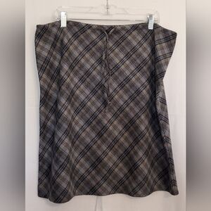 J Crew plaid skirt, NWOT